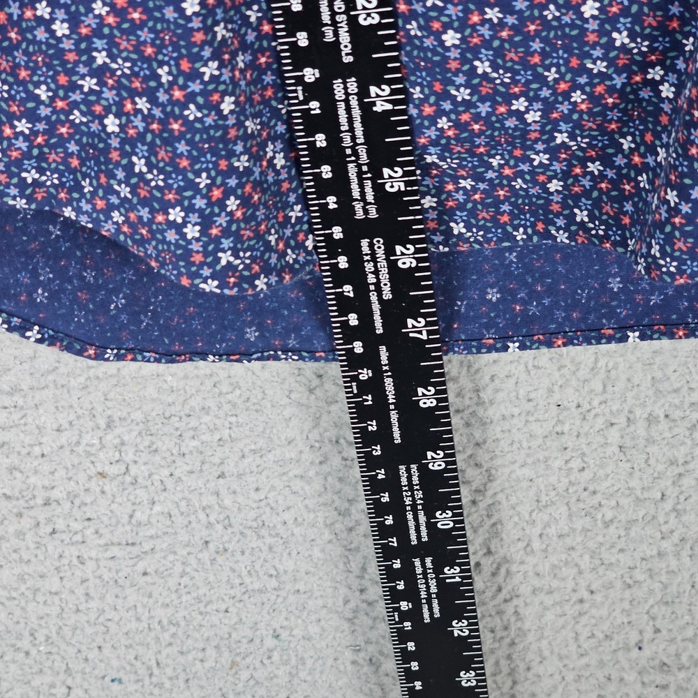 J.CREW Untucked Shirt Mens Large Floral Stretch Slim Fit Long Sleeve Button Down - Picture 3 of 8